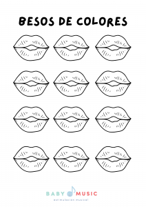 besos de colores